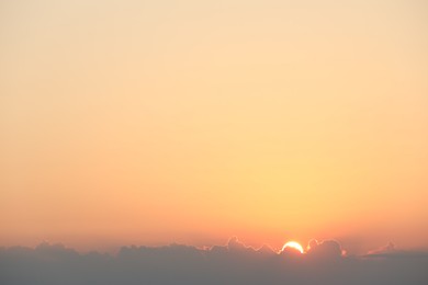 Photo of Beautiful view of sky at sunrise in morning