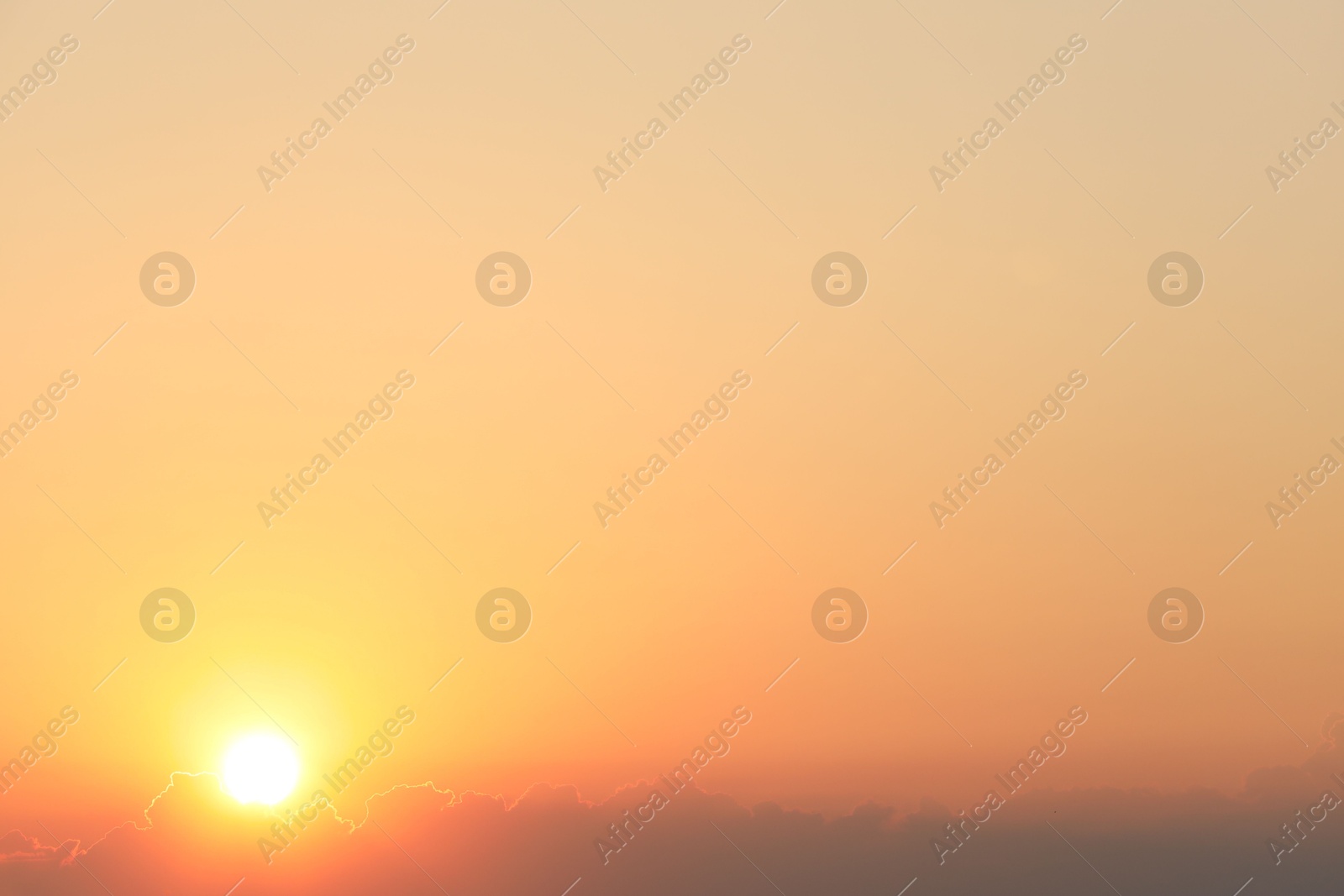 Photo of Beautiful view of sky at sunrise in morning