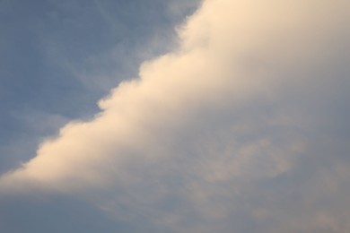 Photo of Beautiful view of blue sky with fluffy clouds