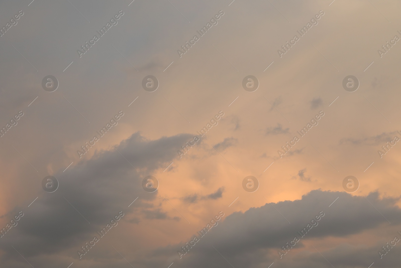 Photo of Beautiful view of blue sky with fluffy clouds