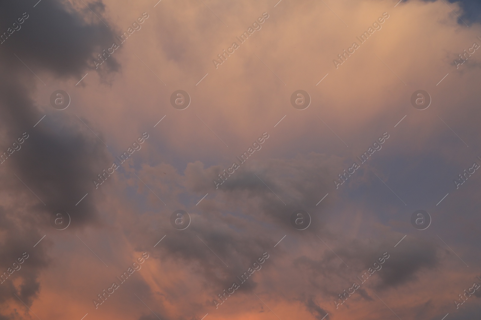 Photo of Beautiful view of blue sky with fluffy clouds