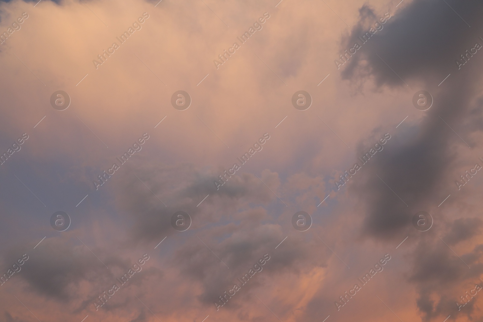 Photo of Beautiful view of blue sky with fluffy clouds