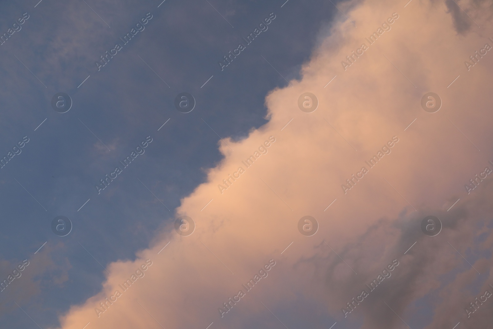 Photo of Beautiful view of blue sky with fluffy clouds