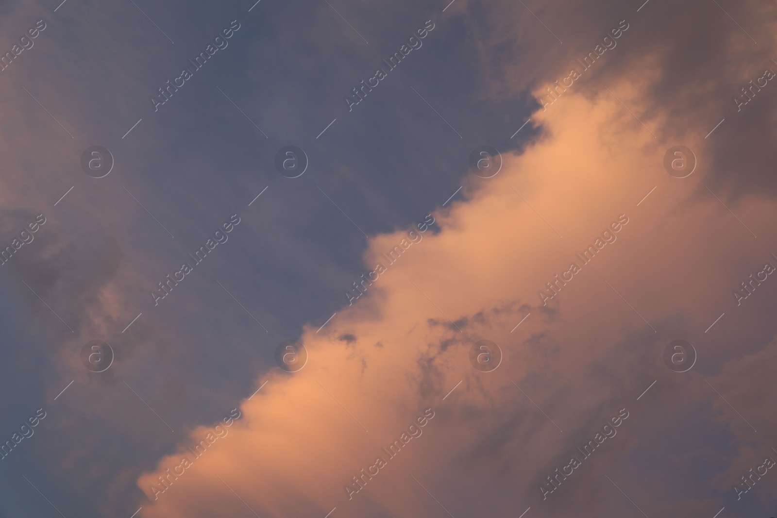 Photo of Beautiful view of blue sky with fluffy clouds