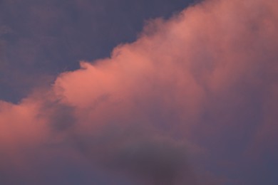 Photo of Beautiful view of blue sky with fluffy clouds