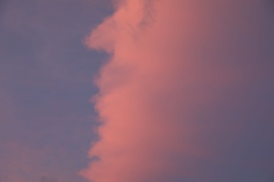 Photo of Beautiful view of blue sky with fluffy clouds