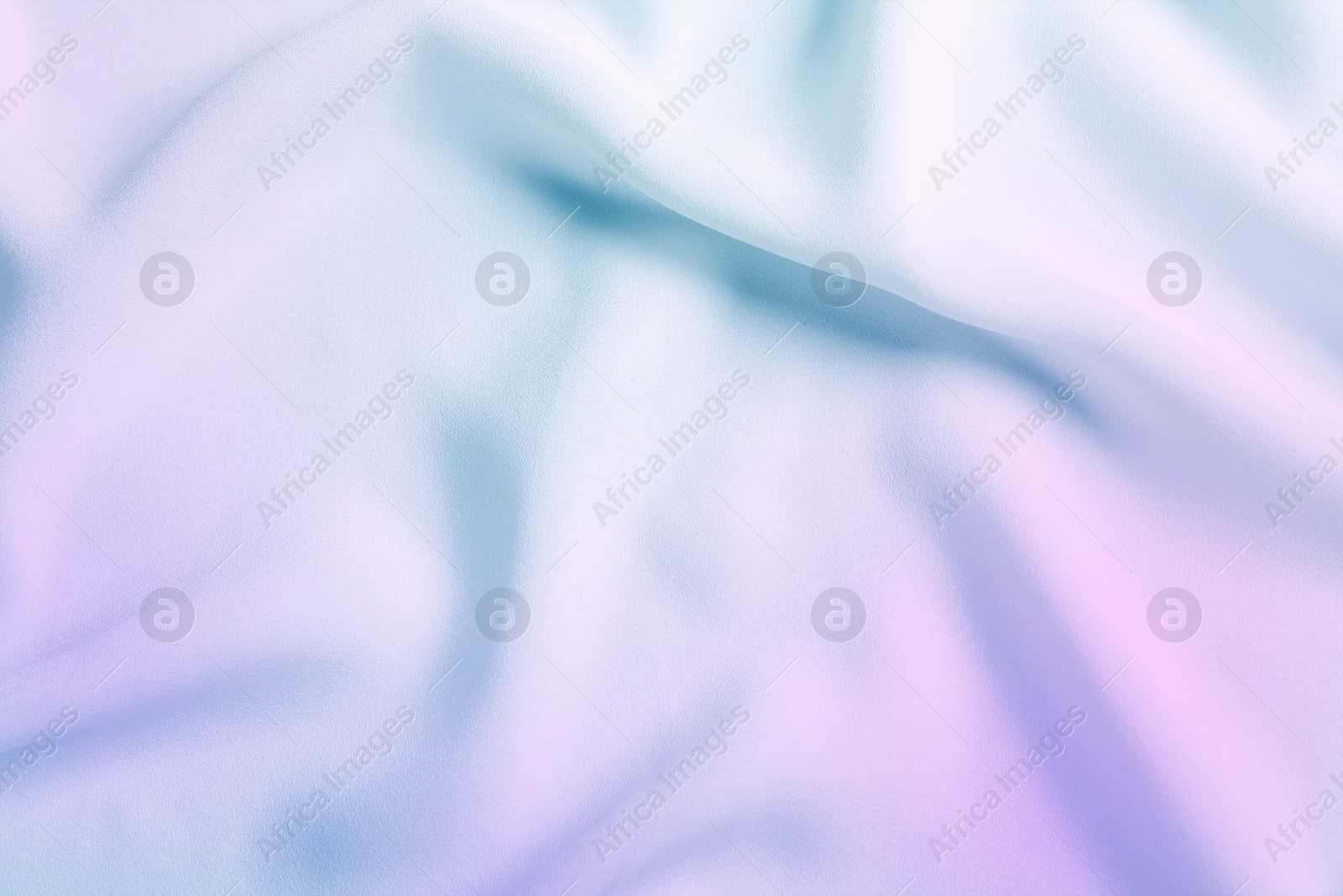 Image of Beautiful silk fabric with color gradient, top view