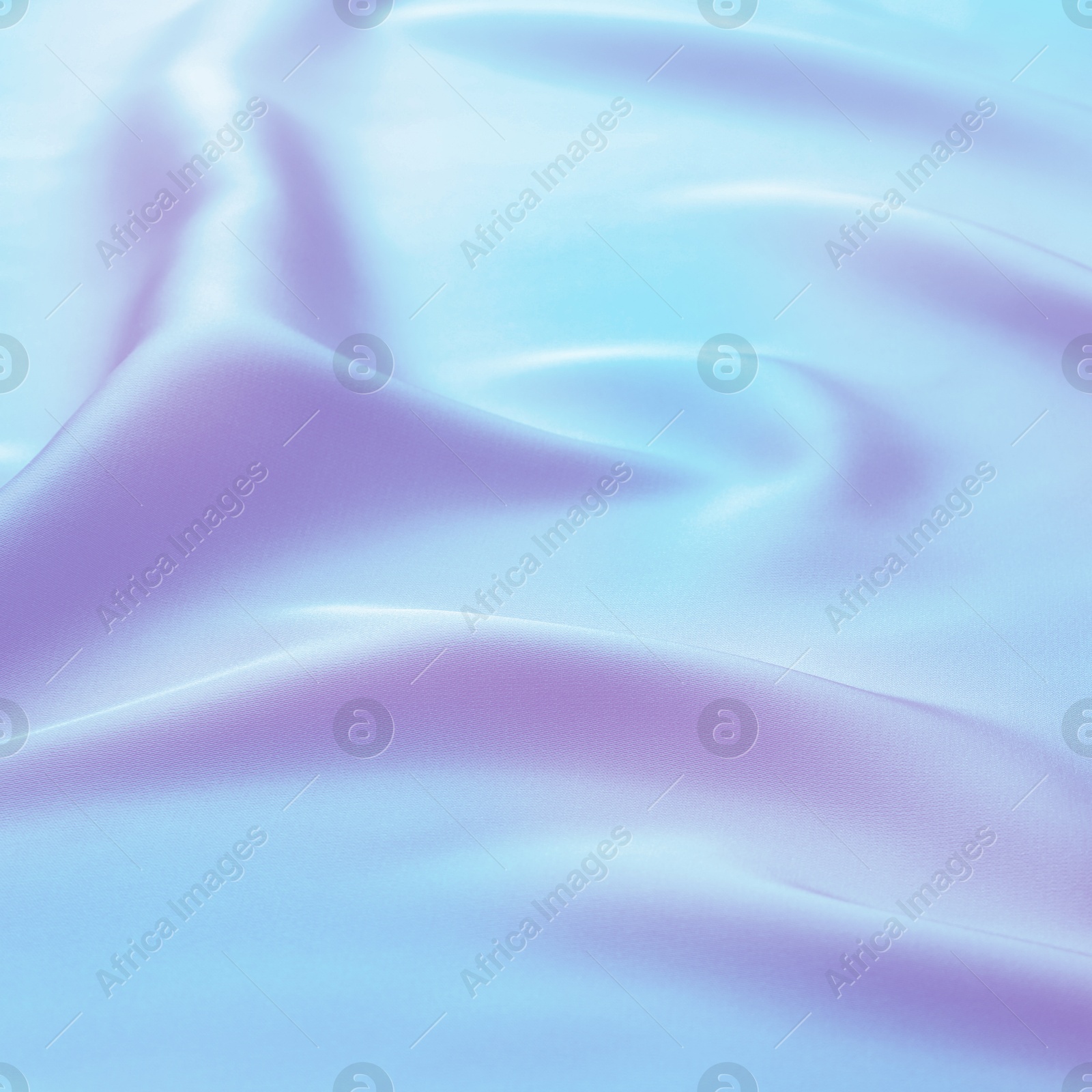 Image of Beautiful silk fabric with color gradient, closeup