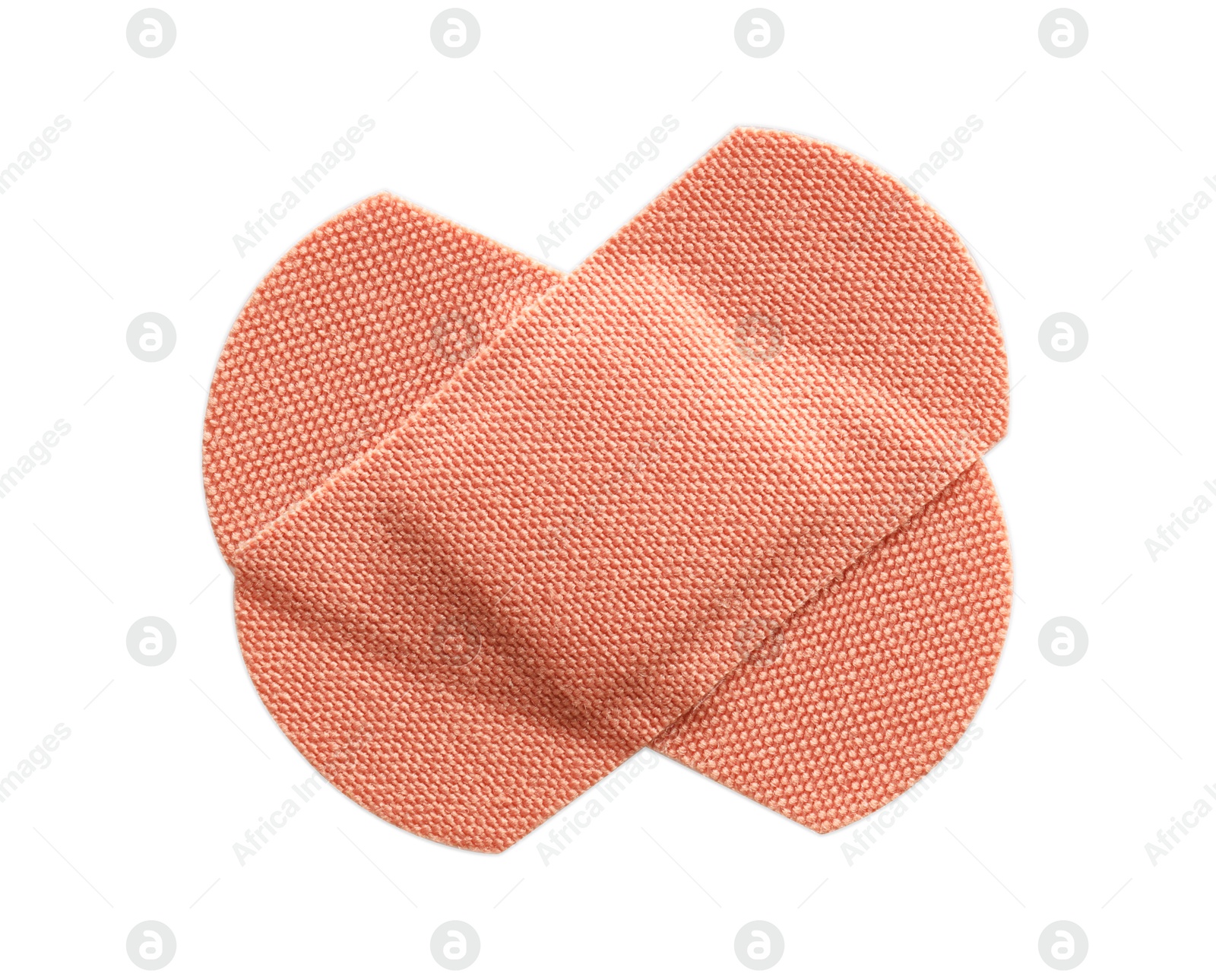 Medical adhesive bandages isolated on white, top view Photo of Medical adhesive bandages isolated on white, top view