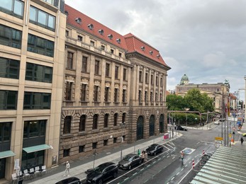 Berlin, Germany - July 2, 2024: Beautiful view of city street