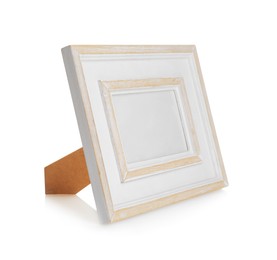 One empty photo frame isolated on white