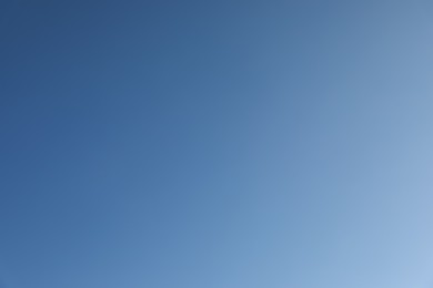 Photo of Picturesque view of clean light blue sky