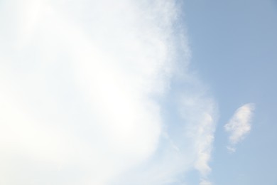 Photo of Picturesque view of blue sky with fluffy clouds