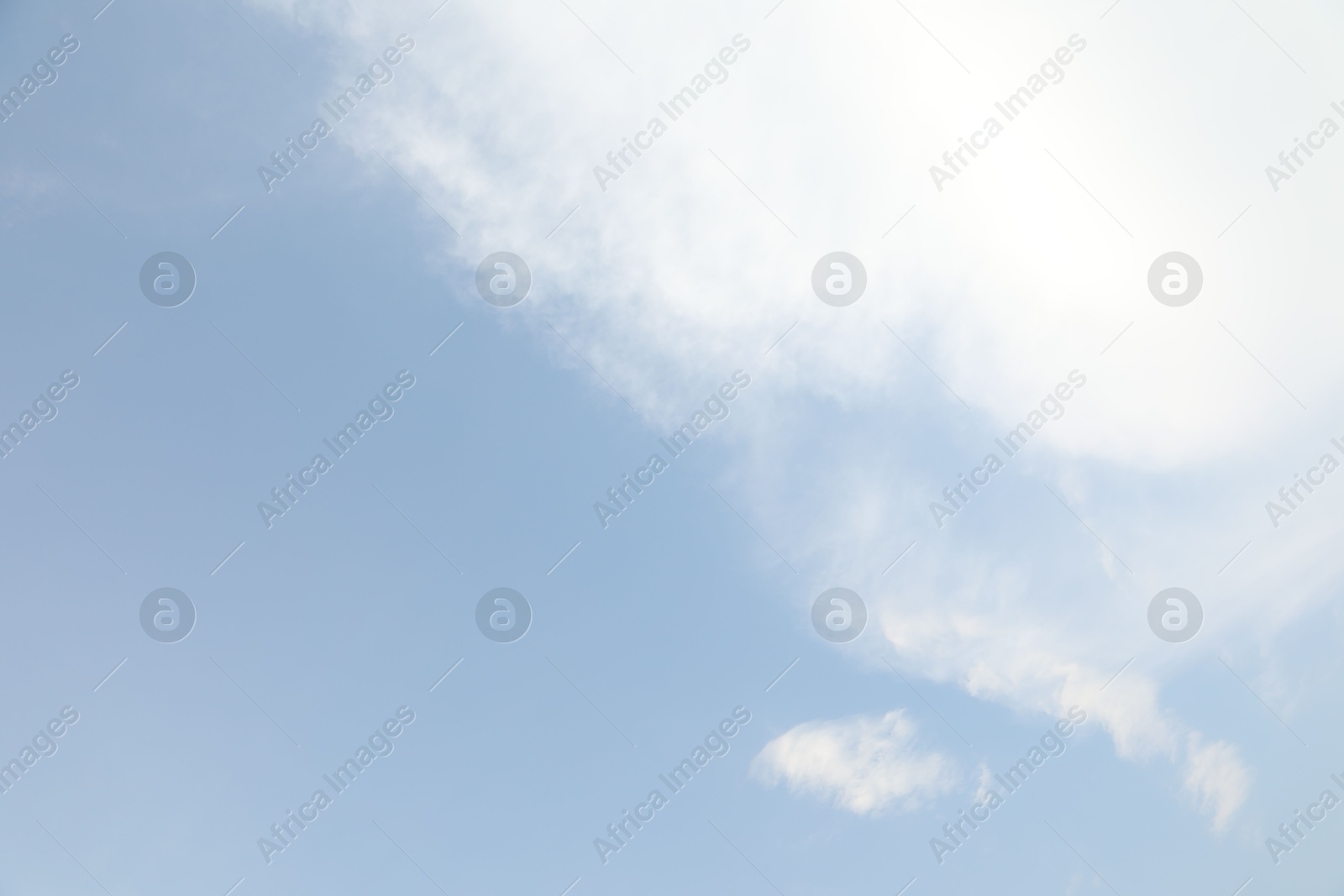 Photo of Picturesque view of blue sky with fluffy clouds