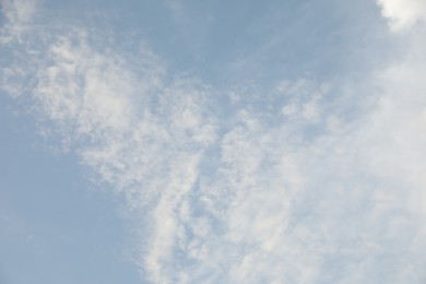 Photo of Picturesque view of blue sky with fluffy clouds