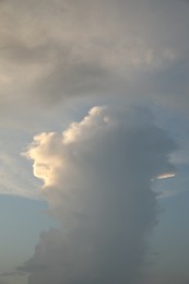 Photo of Picturesque view of blue sky with fluffy clouds