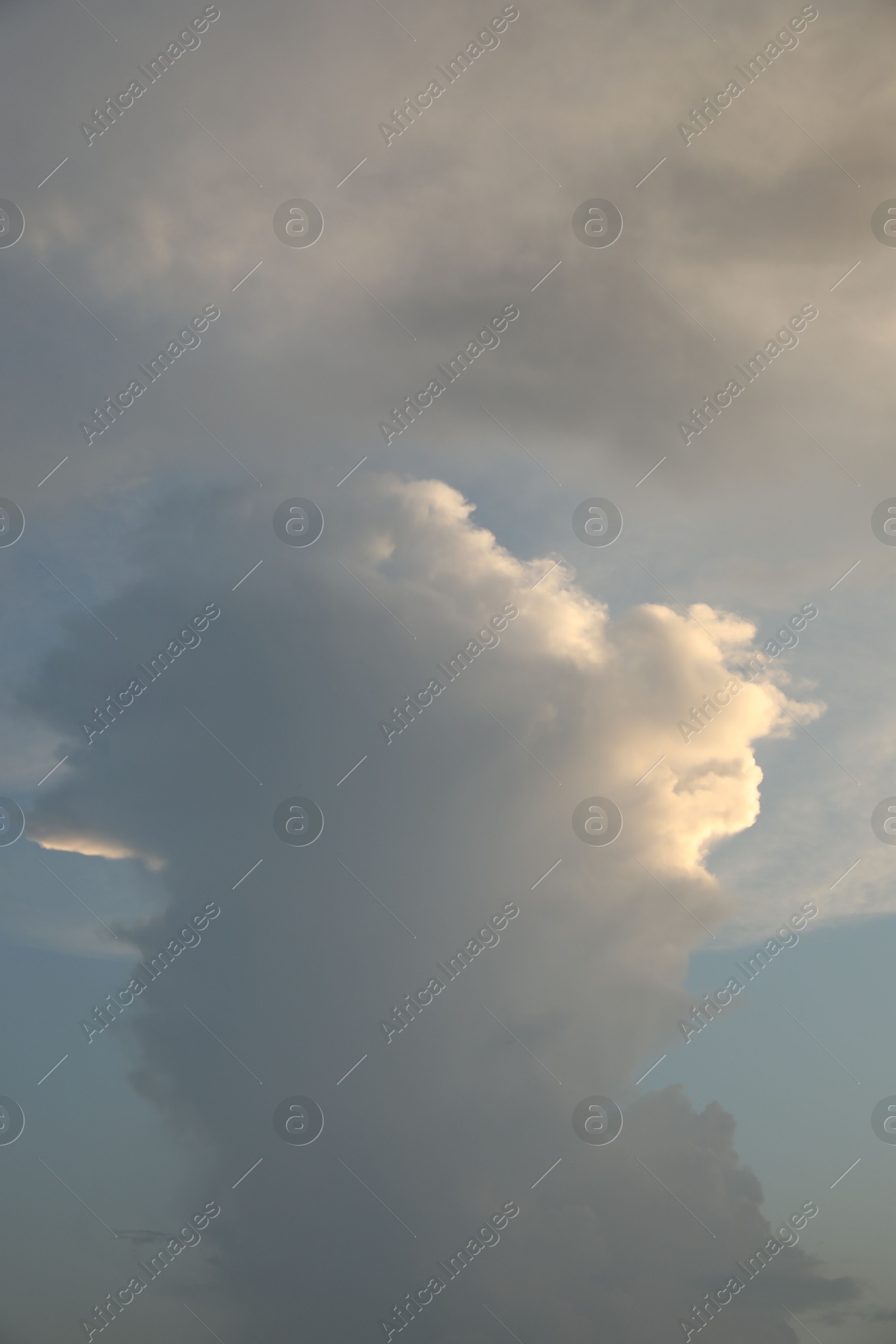 Photo of Picturesque view of blue sky with fluffy clouds