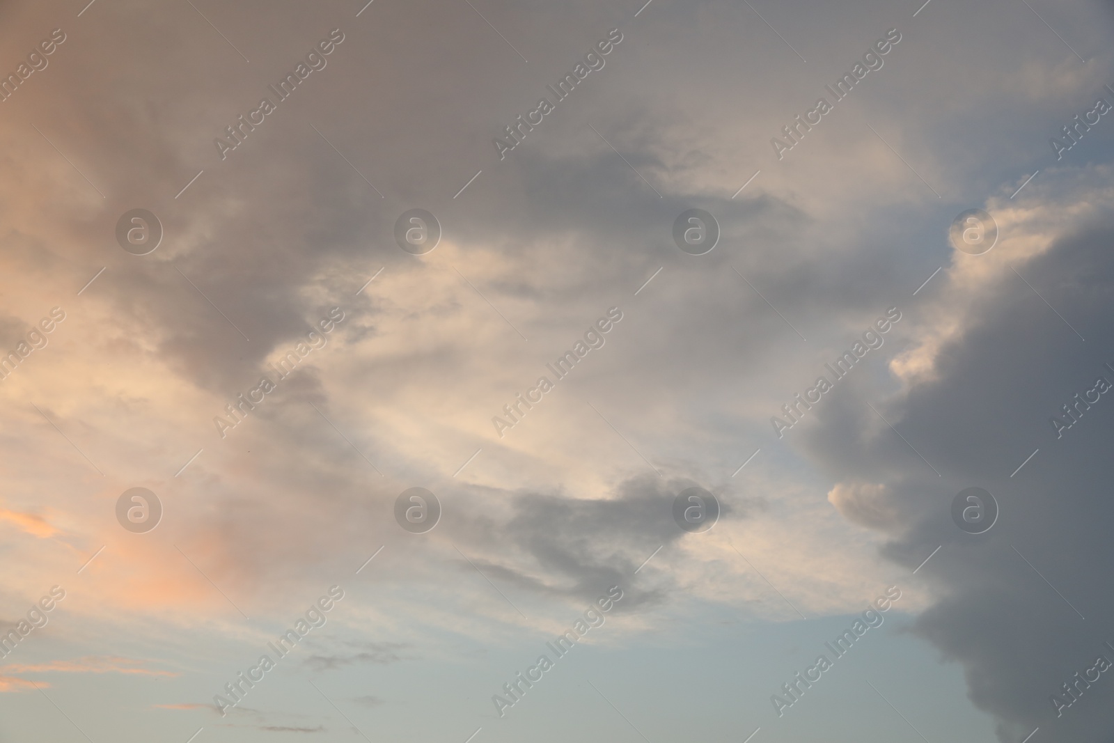 Photo of Picturesque view of blue sky with fluffy clouds