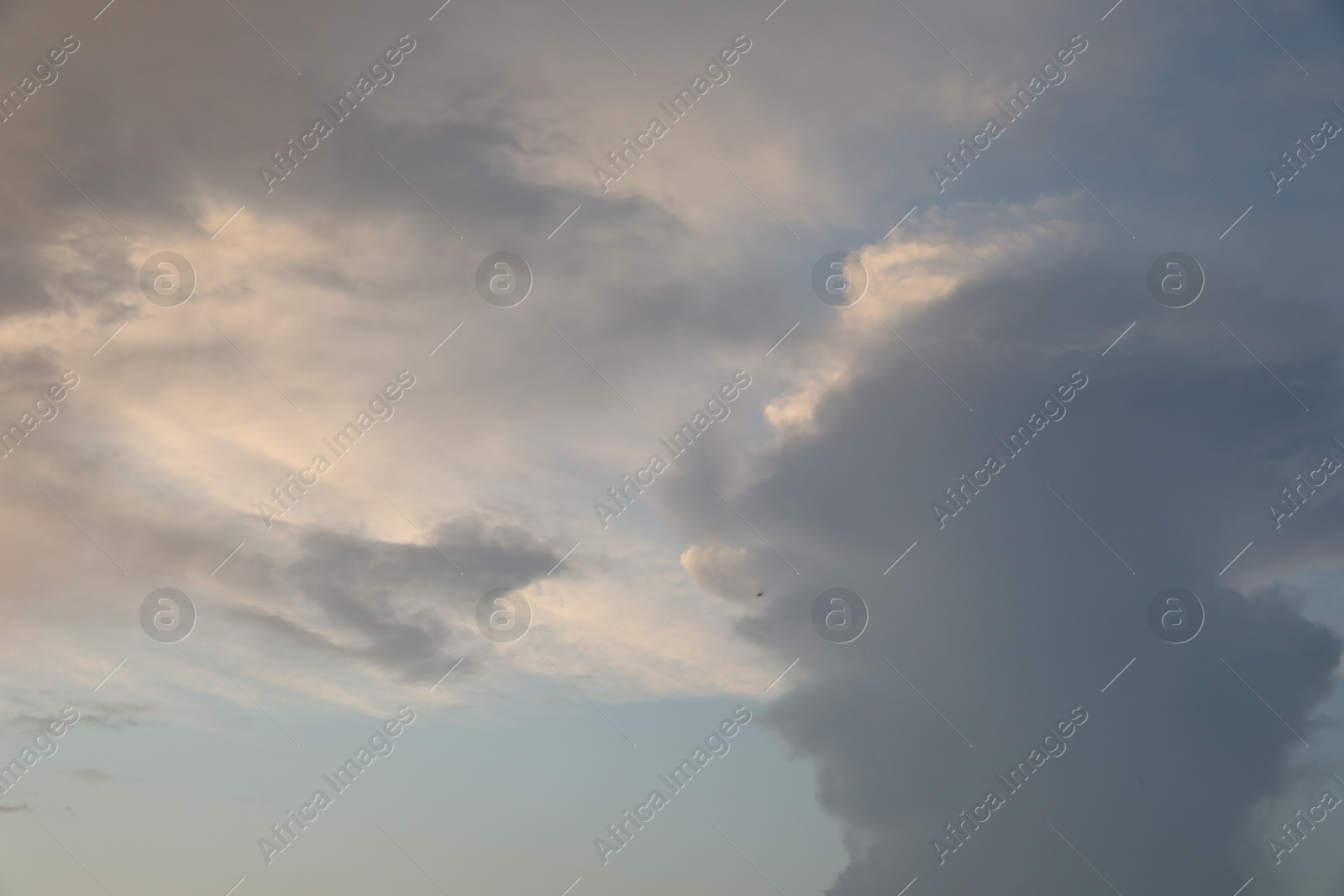 Photo of Picturesque view of blue sky with fluffy clouds