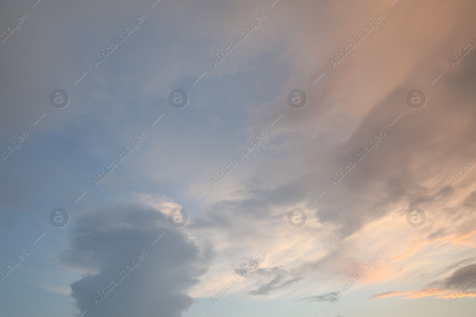 Photo of Picturesque view of blue sky with fluffy clouds