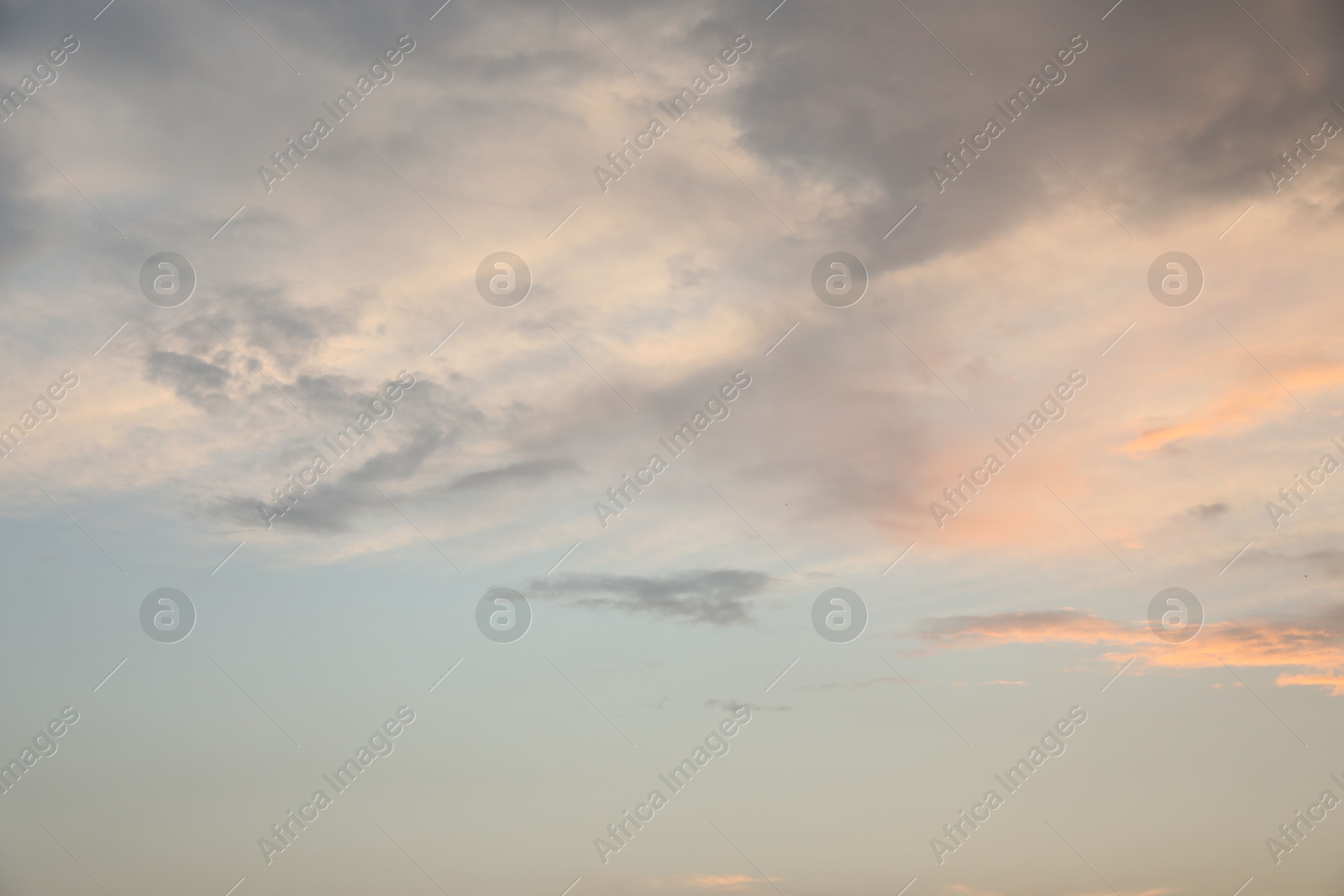 Photo of Picturesque view of blue sky with fluffy clouds