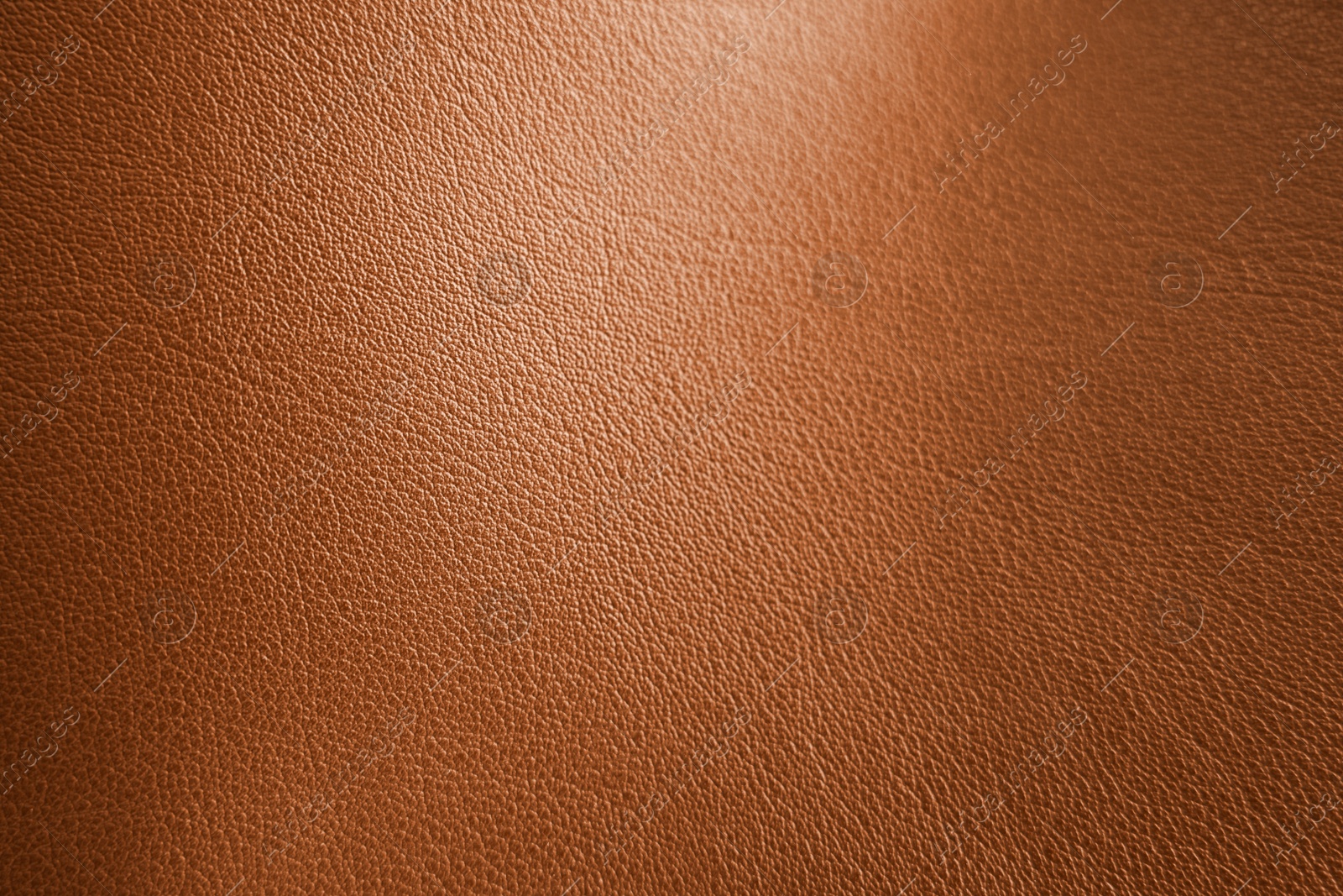 Image of Brown leather, closeup view of material texture