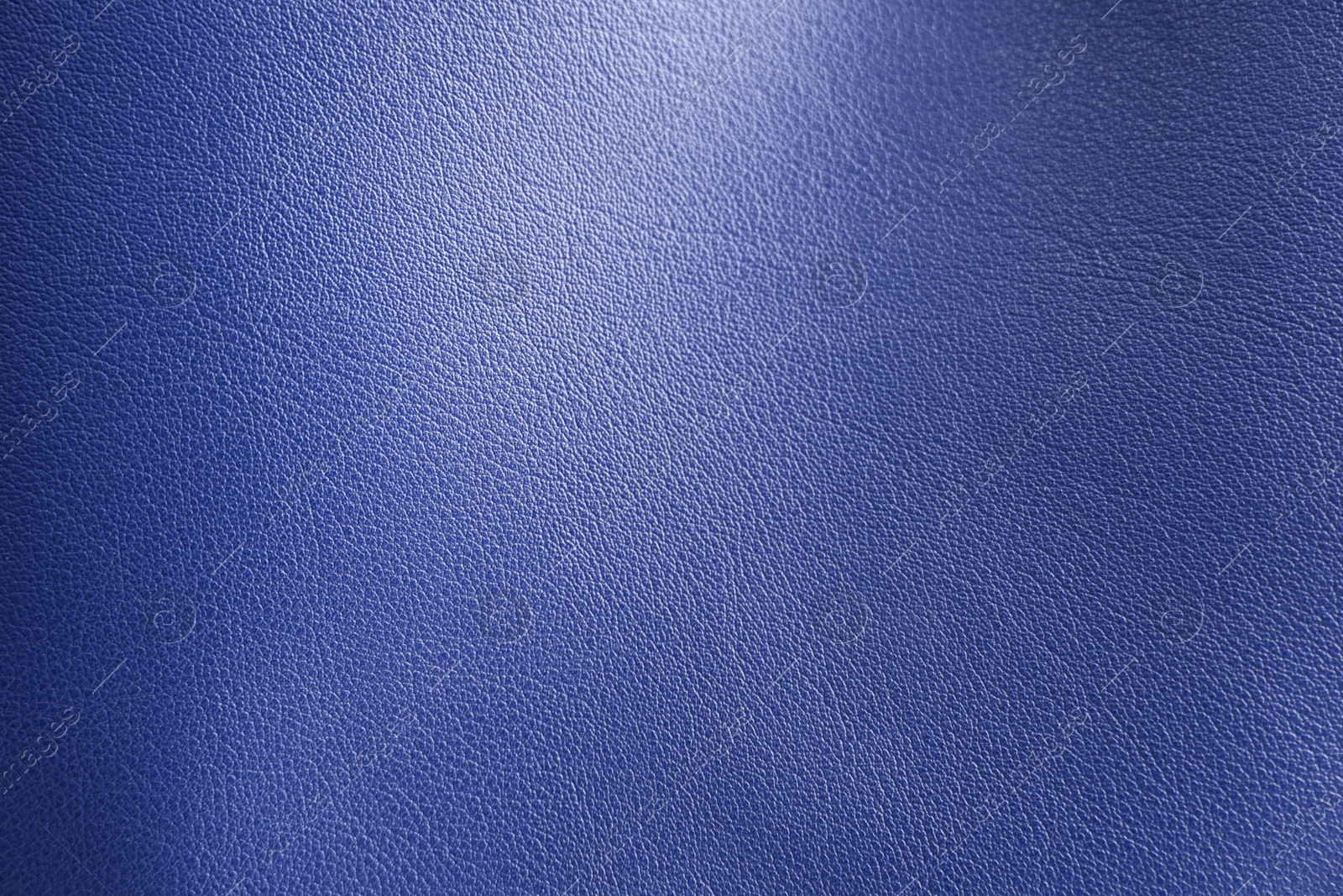 Image of Blue leather, closeup view of material texture