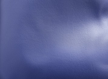 Image of Blue leather, closeup view of material texture