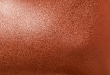 Image of Brown leather, closeup view of material texture