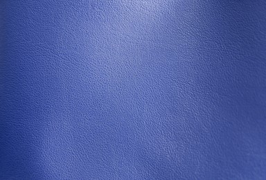 Image of Blue leather, closeup view of material texture