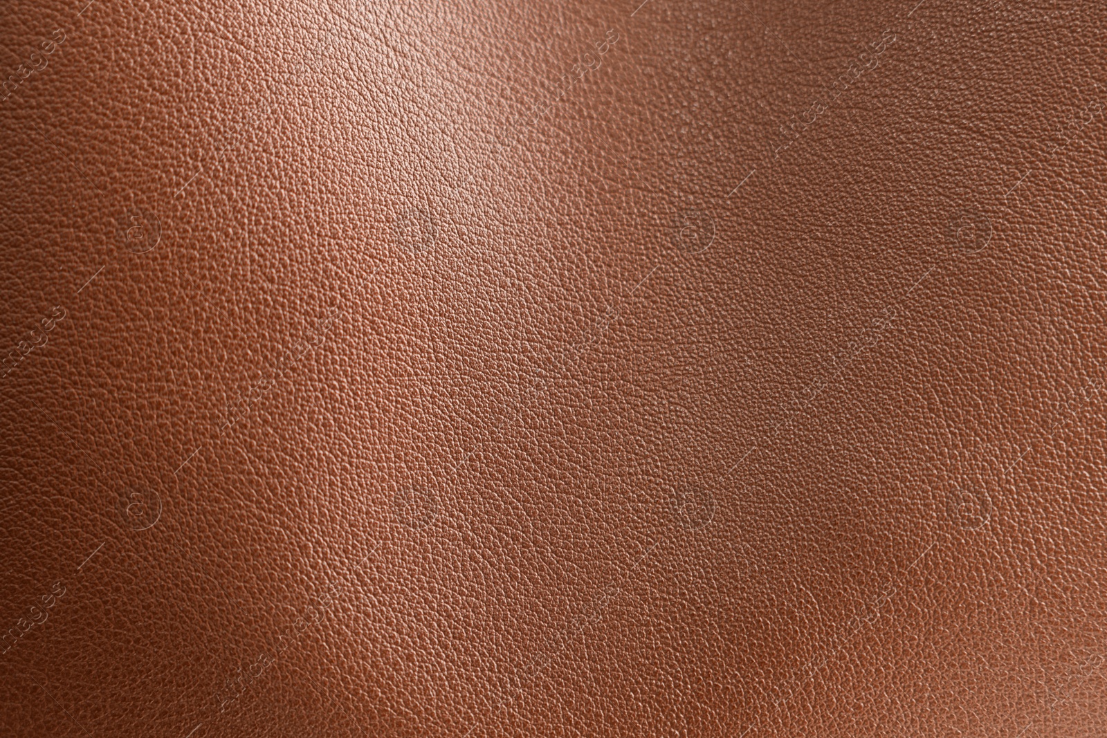 Image of Brown leather, closeup view of material texture