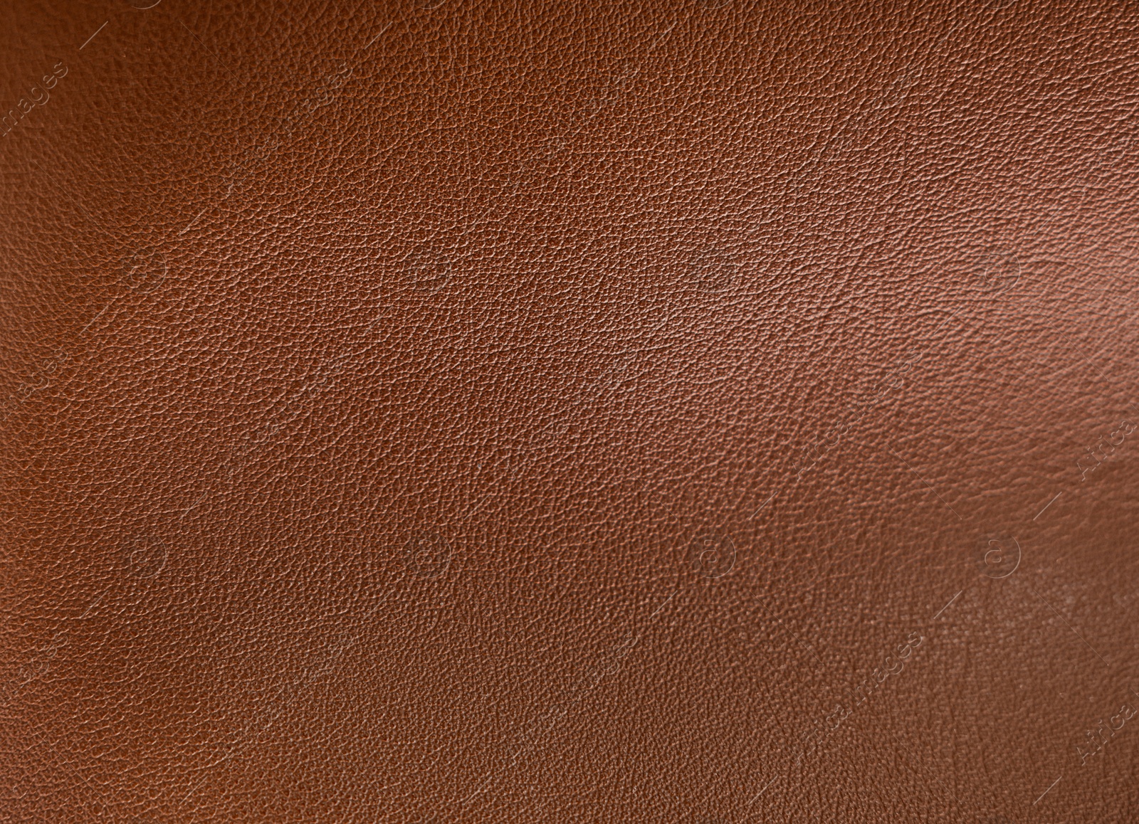 Image of Brown leather, closeup view of material texture