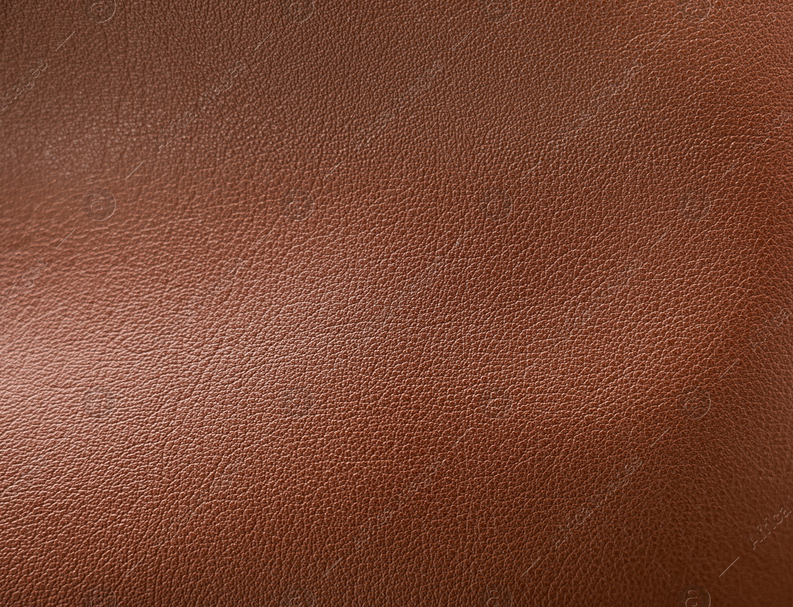 Image of Brown leather, closeup view of material texture