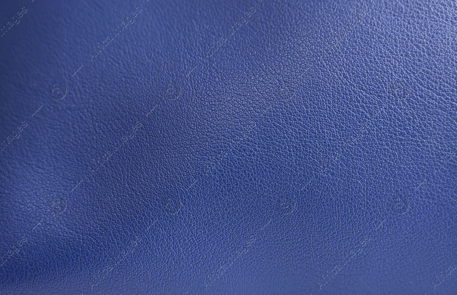 Image of Blue leather, closeup view of material texture