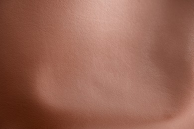 Image of Brown leather, closeup view of material texture