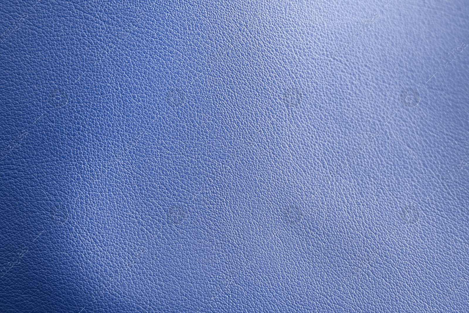 Image of Blue leather, closeup view of material texture