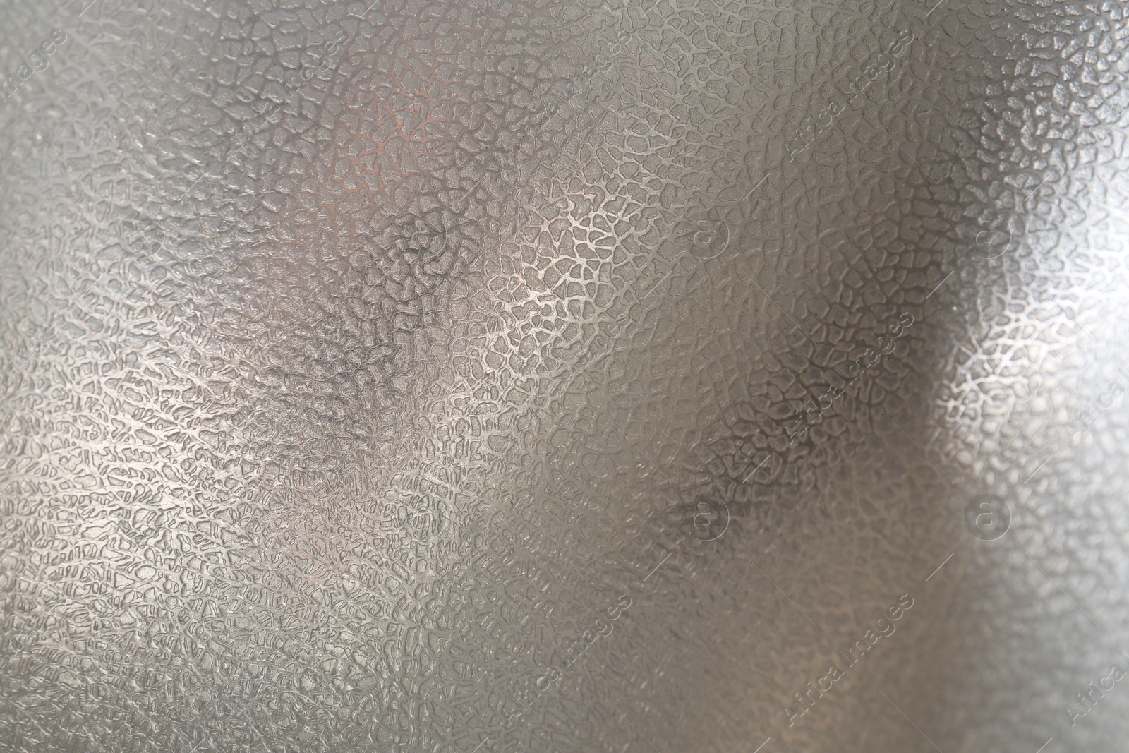 Photo of Shiny silver surface as background, top view