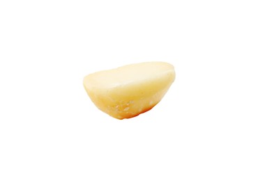 Photo of Piece of macadamia nut isolated on white