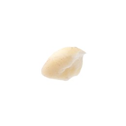 Photo of Piece of macadamia nut isolated on white