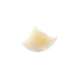 Photo of Piece of macadamia nut isolated on white