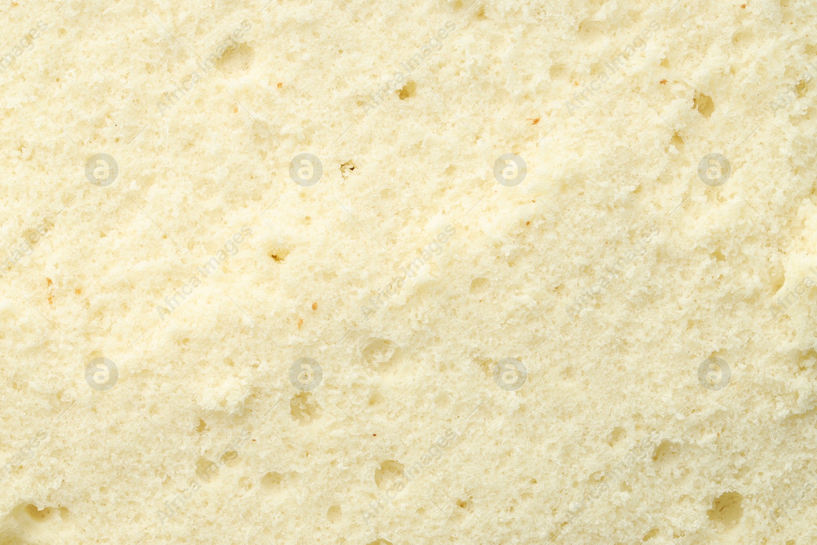 Photo of Tasty sponge cake as background, top view