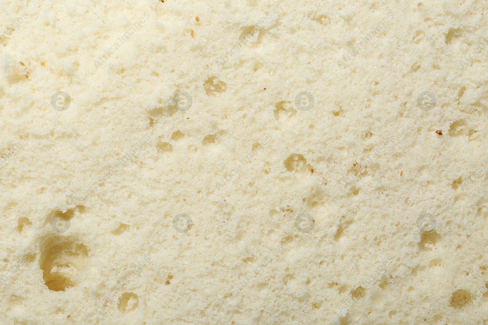 Photo of Tasty sponge cake as background, top view