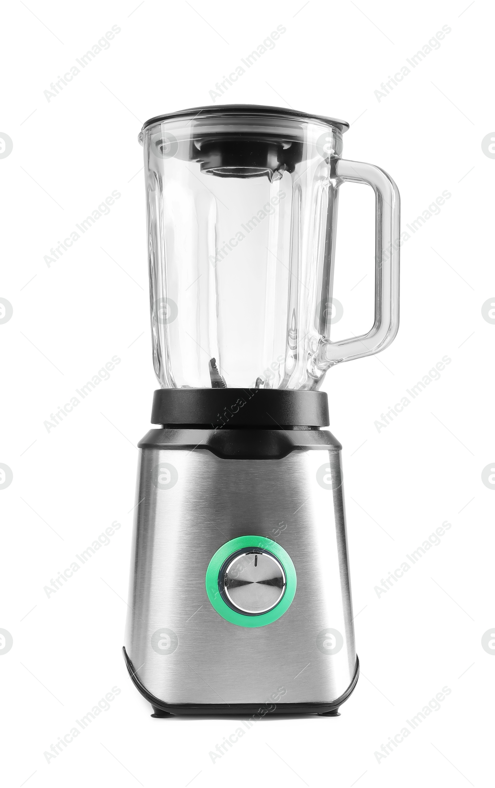 Photo of Modern blender isolated on white. Kitchen appliance