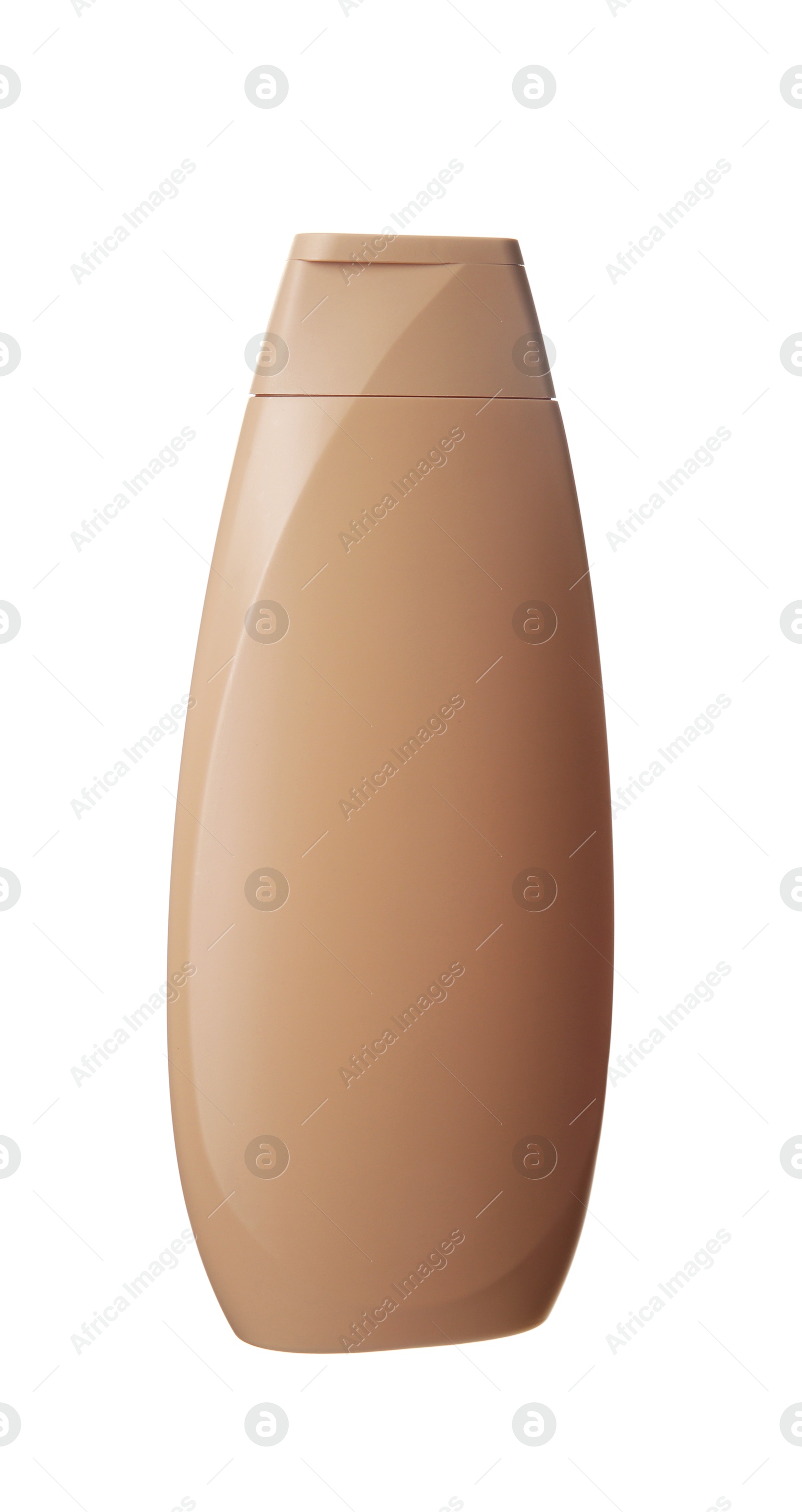 Photo of One shampoo bottle isolated on white. Personal care product