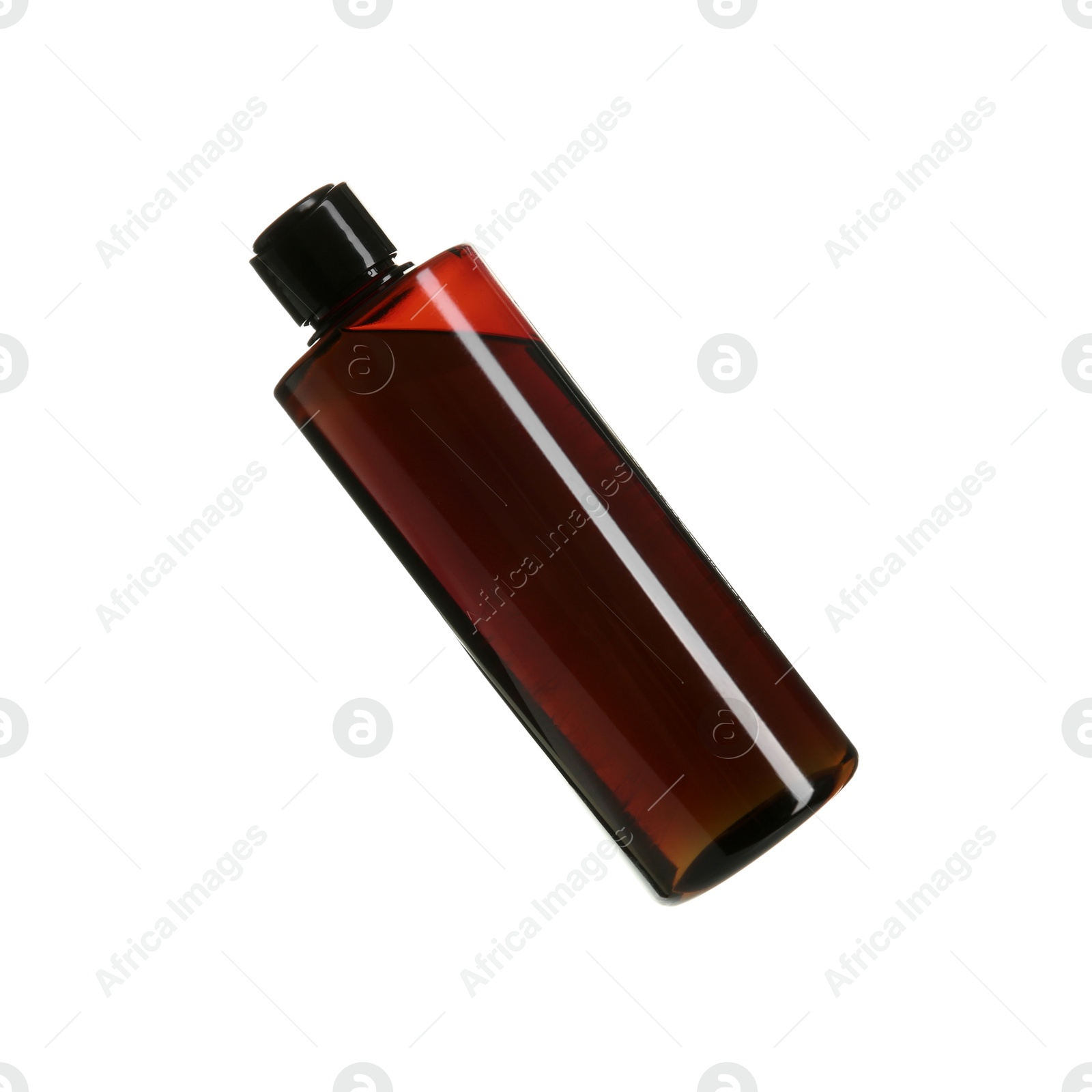 Photo of One shampoo bottle isolated on white. Personal care product