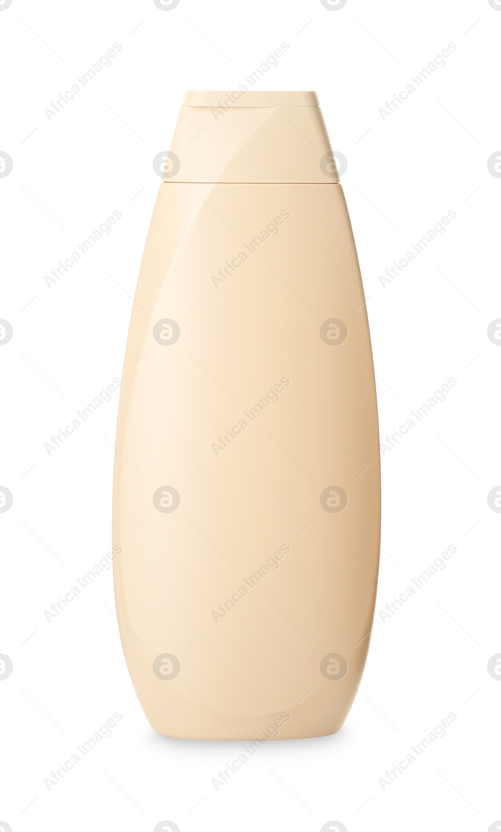 Photo of Shampoo bottle isolated on white. Personal care product