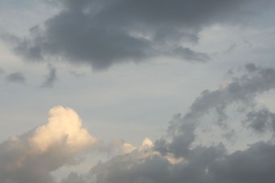 Photo of Beautiful view of sky with fluffy clouds