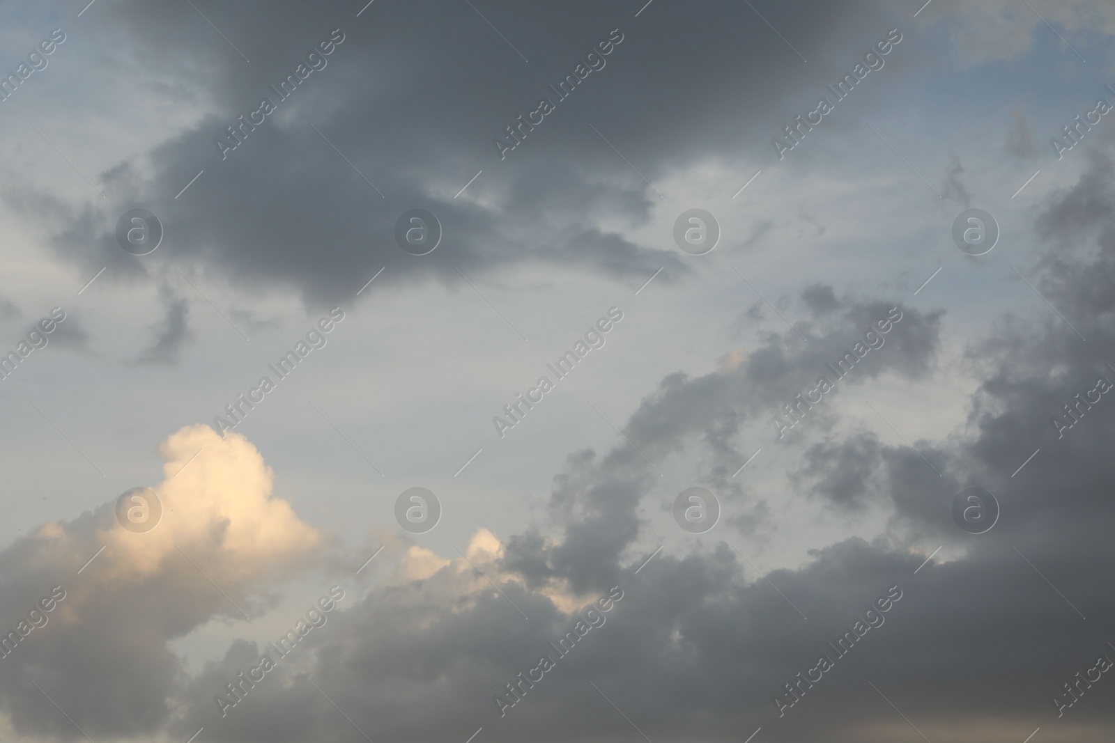 Photo of Beautiful view of sky with fluffy clouds