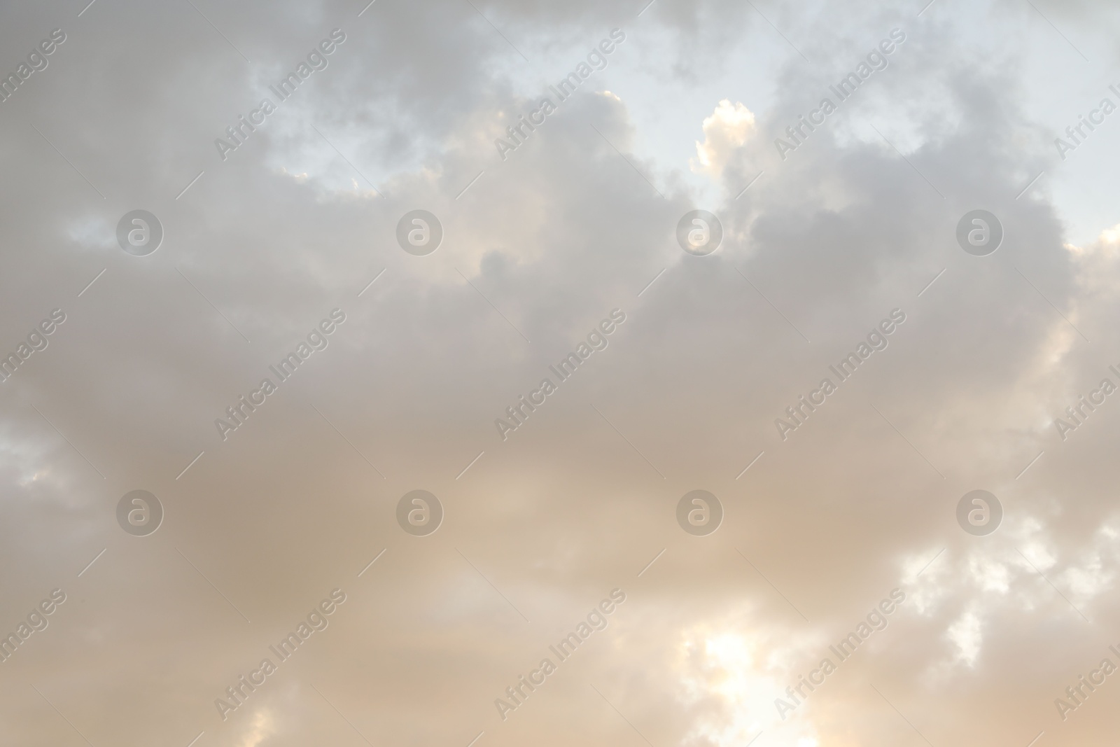 Photo of Beautiful view of sky with fluffy clouds