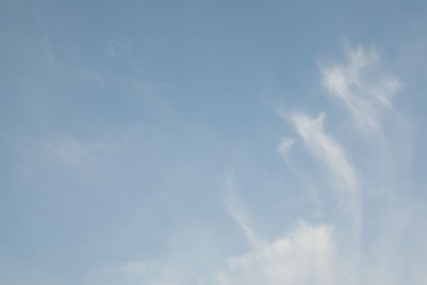 Photo of Beautiful view of blue sky with clouds